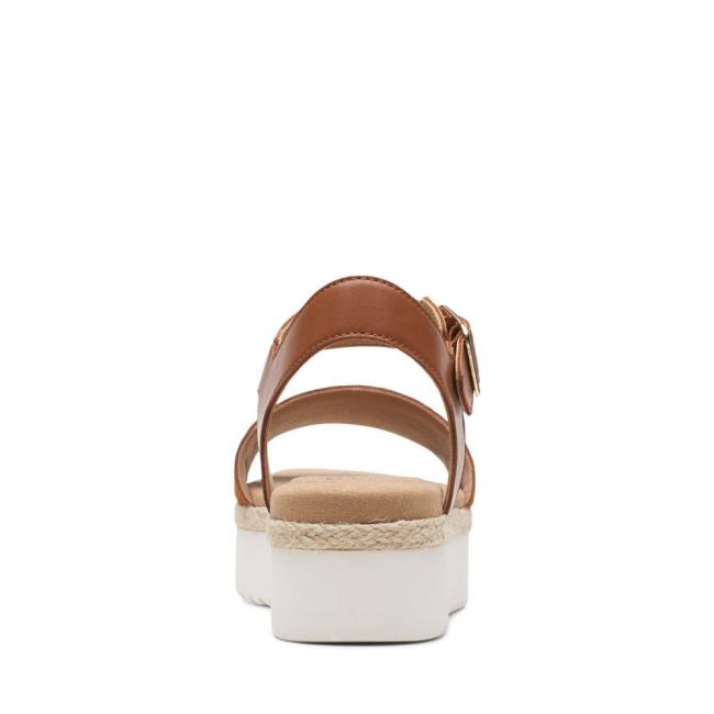 Sandalias Clarks Lana Shore Feminino Marrom Escuro | CLK438YRE