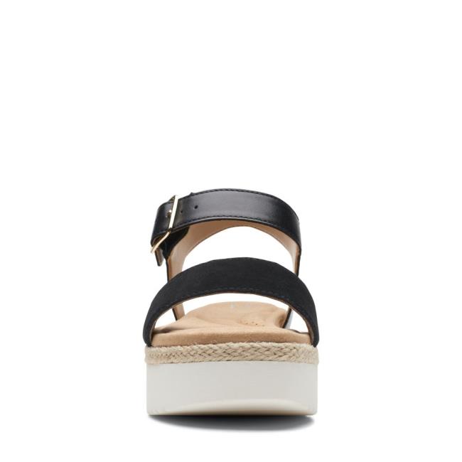 Sandalias Clarks Lana Shore Feminino Pretas | CLK804RLO