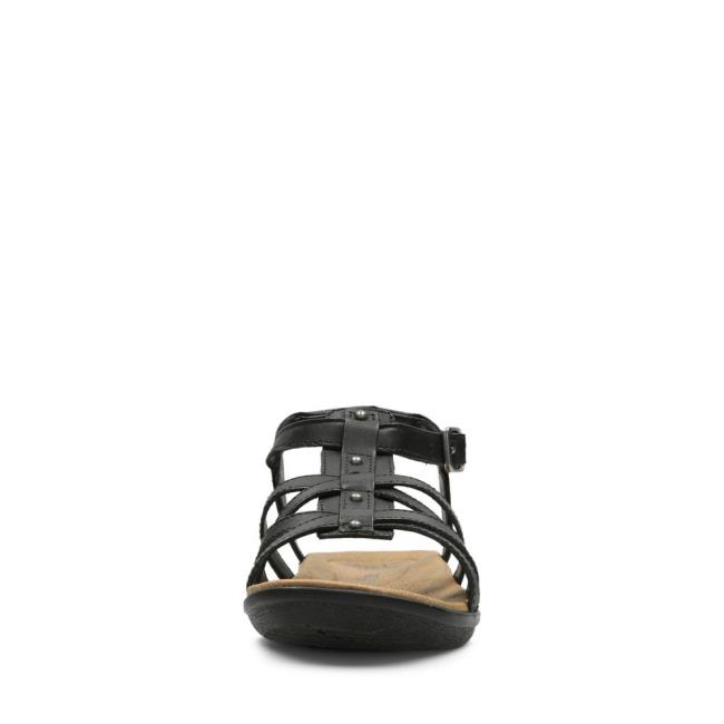 Sandalias Clarks Manilla Bonita Feminino Pretas | CLK140AML