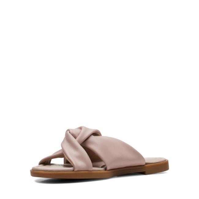 Sandalias Clarks Reyna Twist Feminino Rosa | CLK093GLR