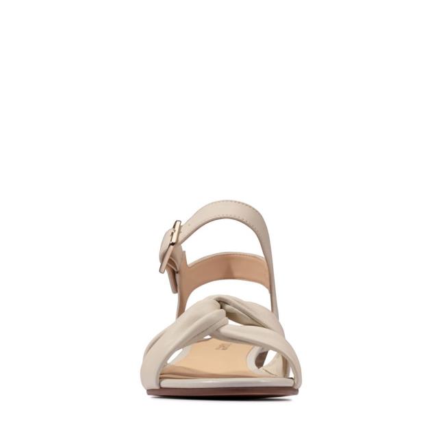 Sandalias Clarks Sense Alças Feminino Branco | CLK246ERU