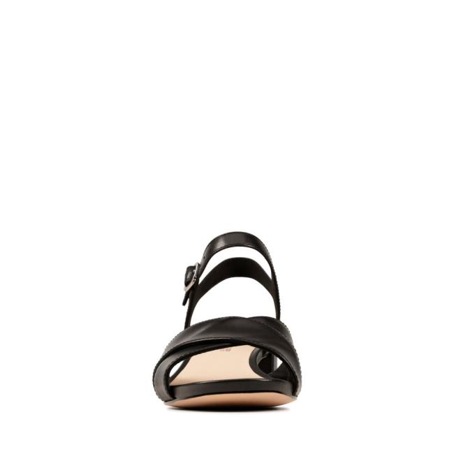 Sandalias Clarks Sheer 35 Alças Feminino Pretas | CLK392KCW