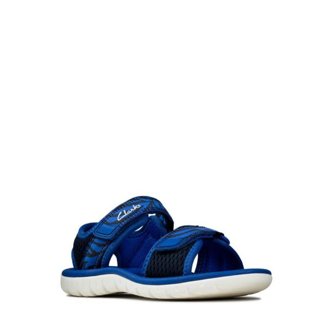 Sandalias Clarks Surfing Tide Kid Menina Azul Marinho | CLK193PWU