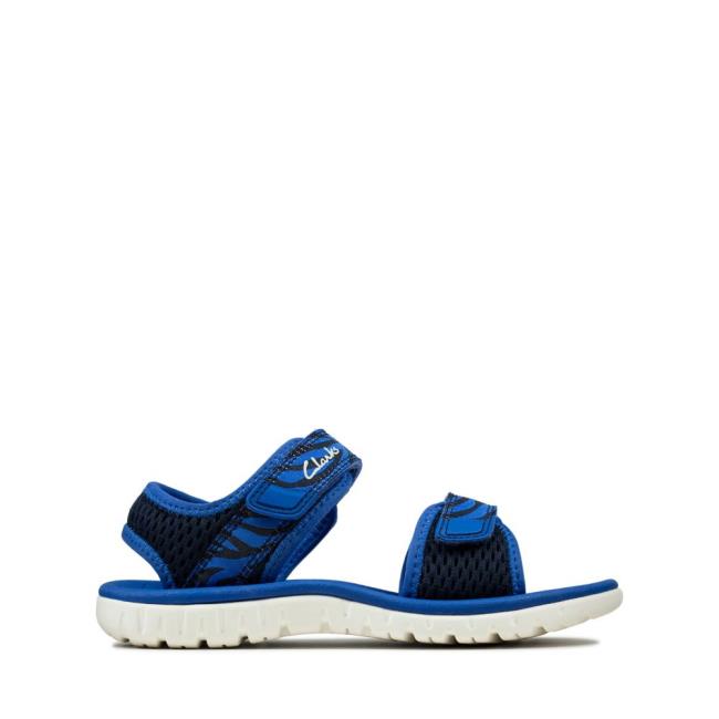 Sandalias Clarks Surfing Tide Kid Menina Azul Marinho | CLK193PWU