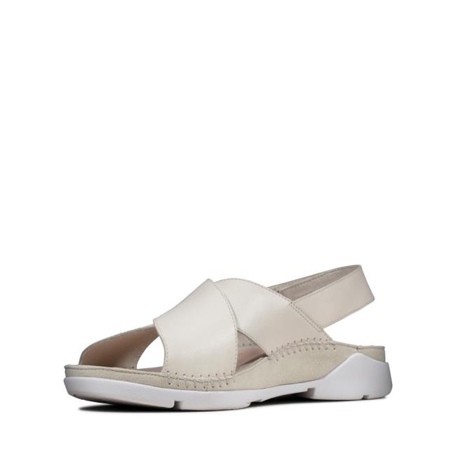 Sandalias Clarks Tri Alexia Feminino Branco | CLK170LVP