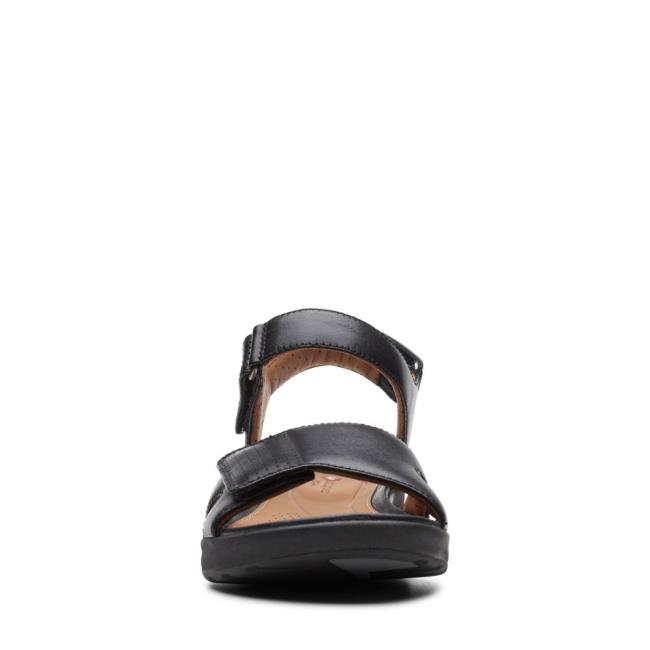 Sandalias Clarks Un Adorn Calm Feminino Pretas | CLK369ZLG