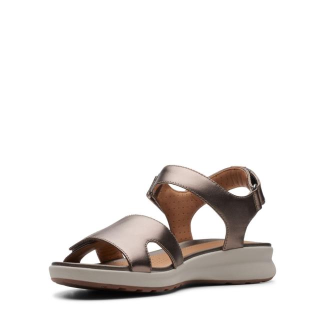 Sandalias Clarks Un Adorn Calm Feminino Cinzentas | CLK713CIO