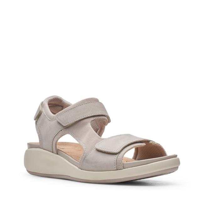 Sandalias Clarks Un Bali Trek Feminino Cinzentas | CLK491JPV