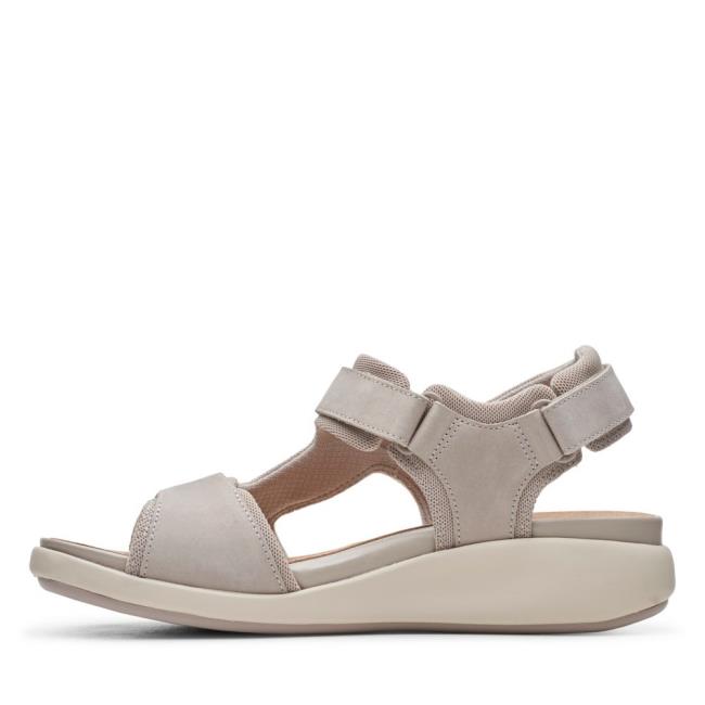 Sandalias Clarks Un Bali Trek Feminino Cinzentas | CLK491JPV