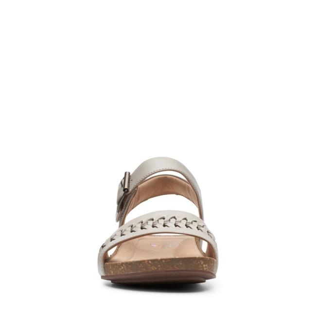 Sandalias Clarks Un Perri Way Feminino Cinzentas | CLK762UJC