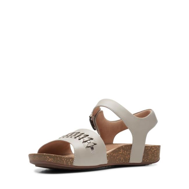 Sandalias Clarks Un Perri Way Feminino Cinzentas | CLK762UJC