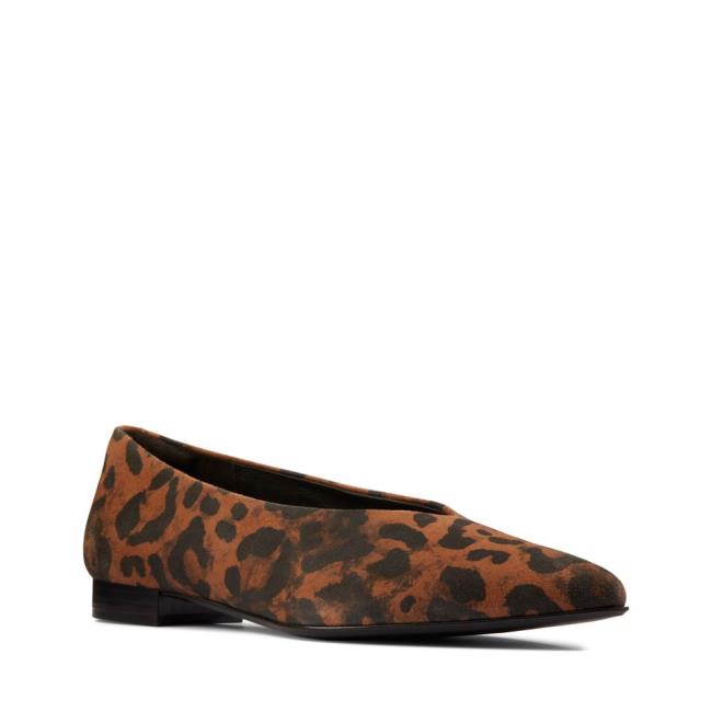 Sapatos De Ballet Clarks Laina15 Easy Feminino Leopardo | CLK983FSM