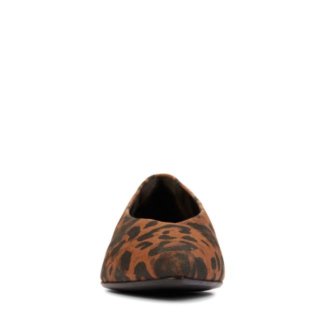 Sapatos De Ballet Clarks Laina15 Easy Feminino Leopardo | CLK983FSM