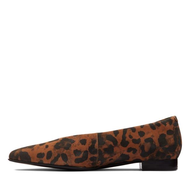 Sapatos De Ballet Clarks Laina15 Easy Feminino Leopardo | CLK983FSM