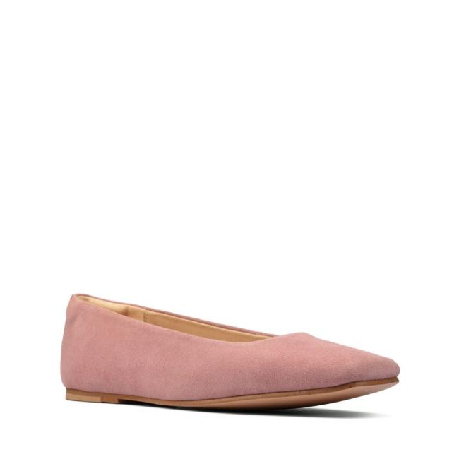 Sapatos De Ballet Clarks Pure Ballet 2 Feminino Rosa | CLK012QZB