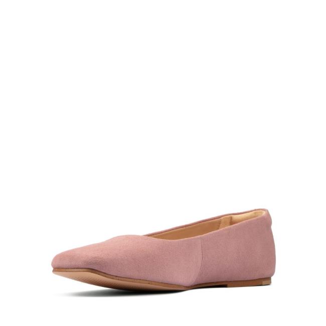 Sapatos De Ballet Clarks Pure Ballet 2 Feminino Rosa | CLK012QZB