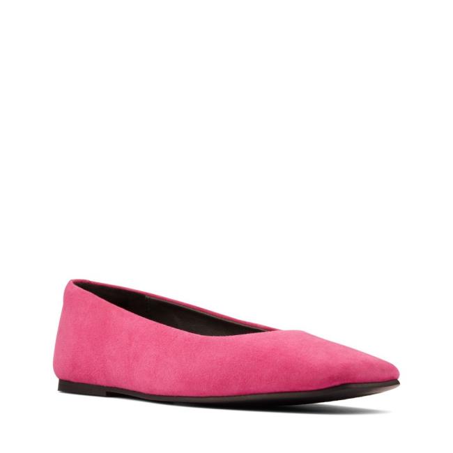 Sapatos De Ballet Clarks Pure Ballet 2 Feminino Rosa | CLK918DZL