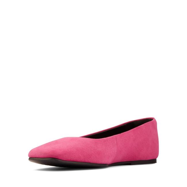 Sapatos De Ballet Clarks Pure Ballet 2 Feminino Rosa | CLK918DZL