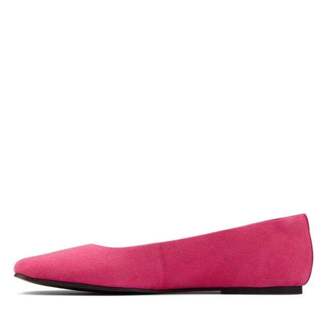 Sapatos De Ballet Clarks Pure Ballet 2 Feminino Rosa | CLK918DZL