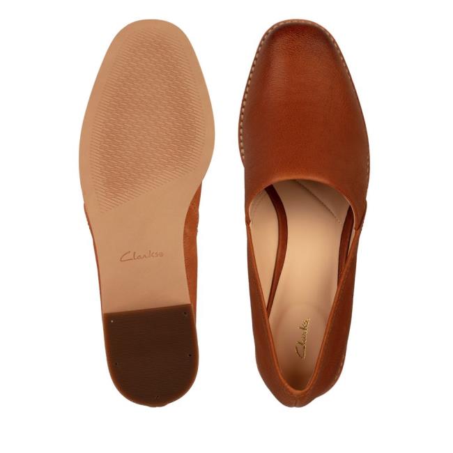 Sapatos De Ballet Clarks Pure Easy Feminino Marrom | CLK524PHI