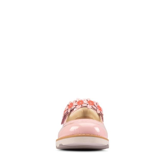 Sapatos Escolares Clarks Crown Petal Kid Menina Luz Rosa | CLK953RPH