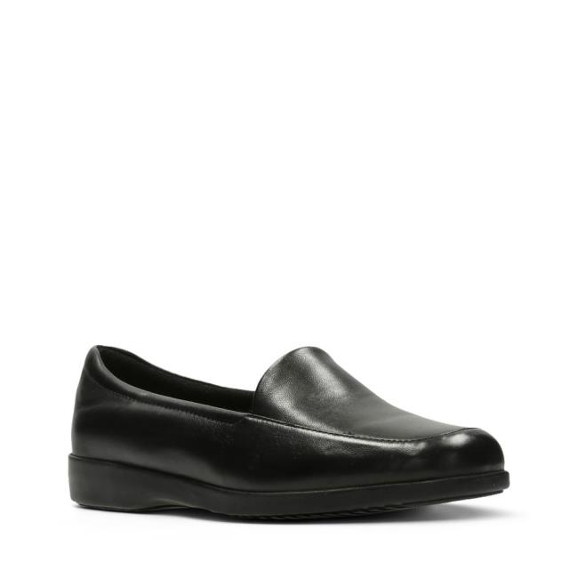 Sapatos Pretos Clarks Georgia Feminino Pretas | CLK715LKC