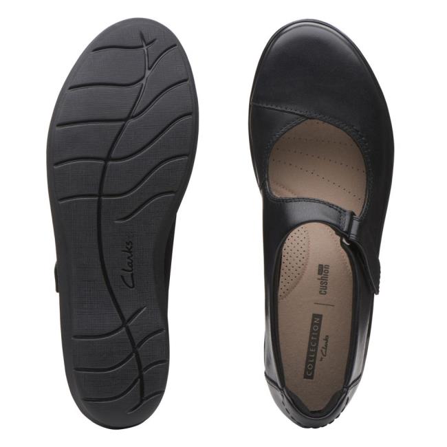 Sapatos Pretos Clarks Hope Henley Feminino Pretas | CLK743YCE