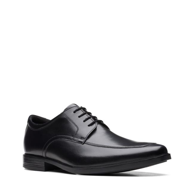 Sapatos Pretos Clarks Howard Apron Masculino Pretas | CLK901EXZ