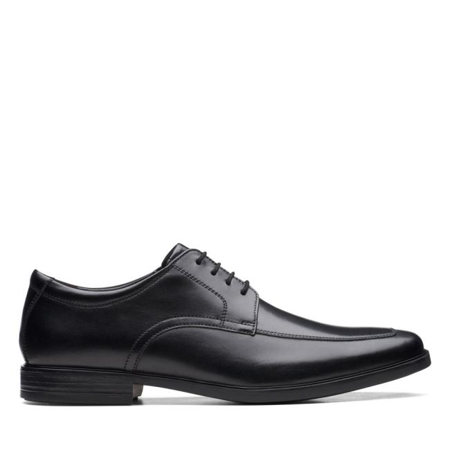 Sapatos Pretos Clarks Howard Apron Masculino Pretas | CLK901EXZ