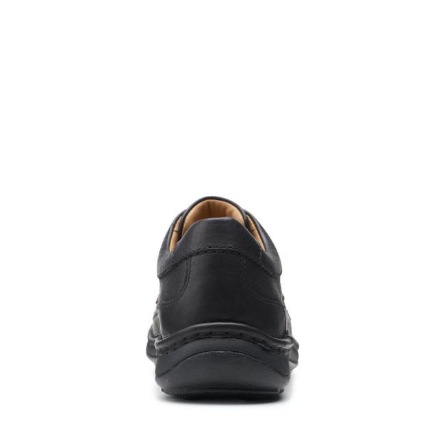 Sapatos Pretos Clarks Nature Three Masculino Pretas | CLK250BDU