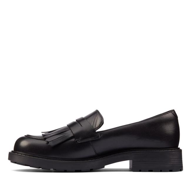 Sapatos Pretos Clarks Orinoco 2 Loafer Feminino Pretas | CLK053TIP