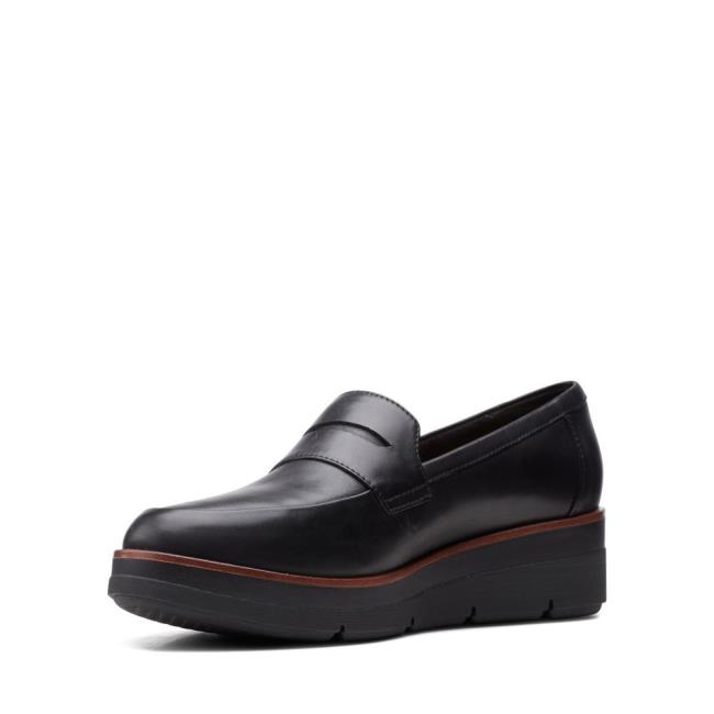 Sapatos Pretos Clarks Shaylin Step Feminino Pretas | CLK924OYL