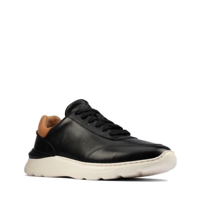 Sapatos Pretos Clarks Sprint Lite Renda Masculino Pretas | CLK901OFR