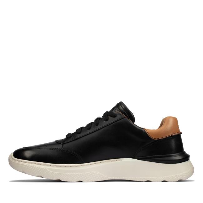 Sapatos Pretos Clarks Sprint Lite Renda Masculino Pretas | CLK901OFR