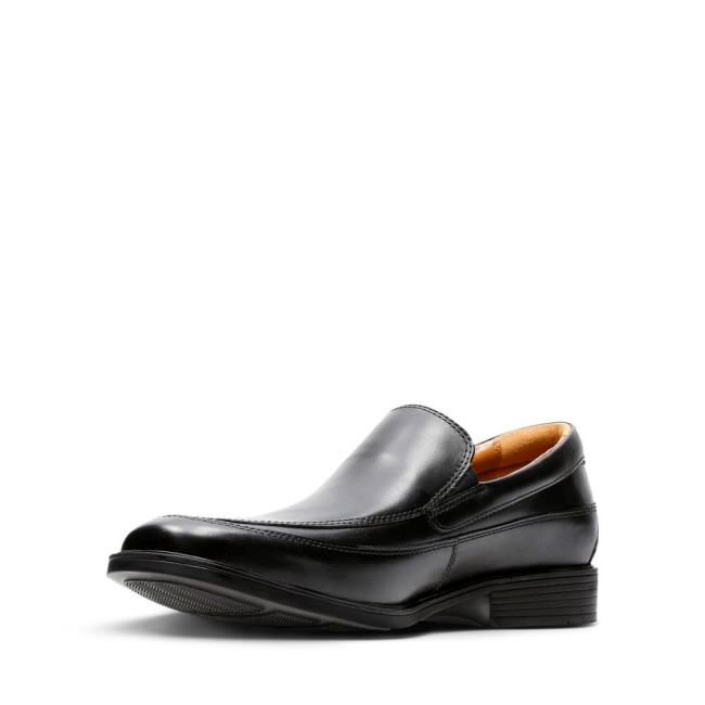 Sapatos Pretos Clarks Tilden Free Masculino Pretas | CLK357EZV