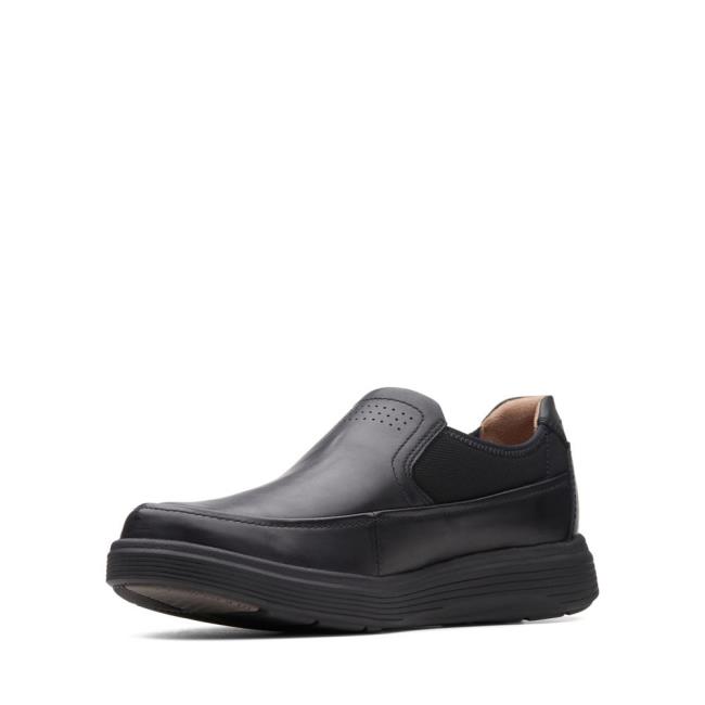 Sapatos Pretos Clarks Un Abode Go Masculino Pretas | CLK572XIH