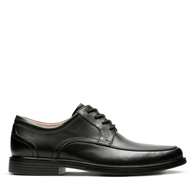 Sapatos Pretos Clarks Un Aldric Park Masculino Pretas | CLK029CQT