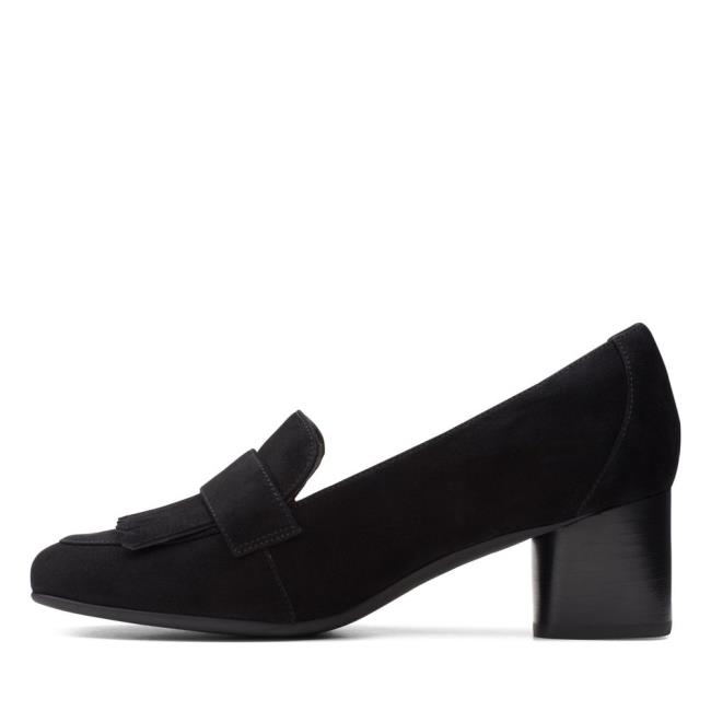 Sapatos Pretos Clarks Un Cosmo Go Feminino Pretas | CLK815SHW