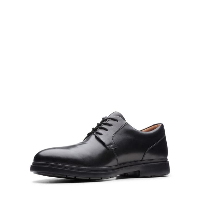 Sapatos Pretos Clarks Un Tailor Tie Masculino Pretas | CLK951SCN