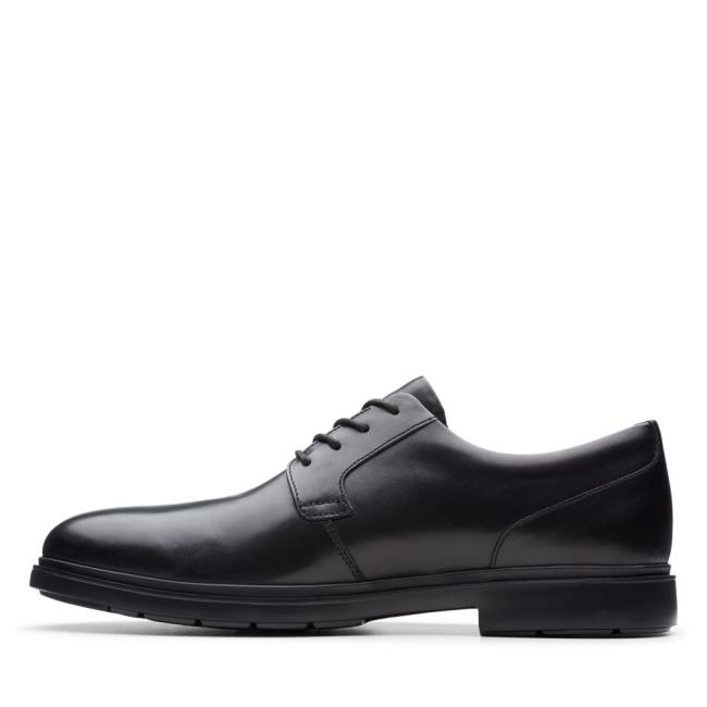 Sapatos Pretos Clarks Un Tailor Tie Masculino Pretas | CLK951SCN