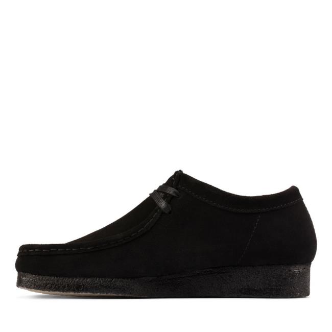 Sapatos Pretos Clarks Wallabee Masculino Pretas | CLK459YDI