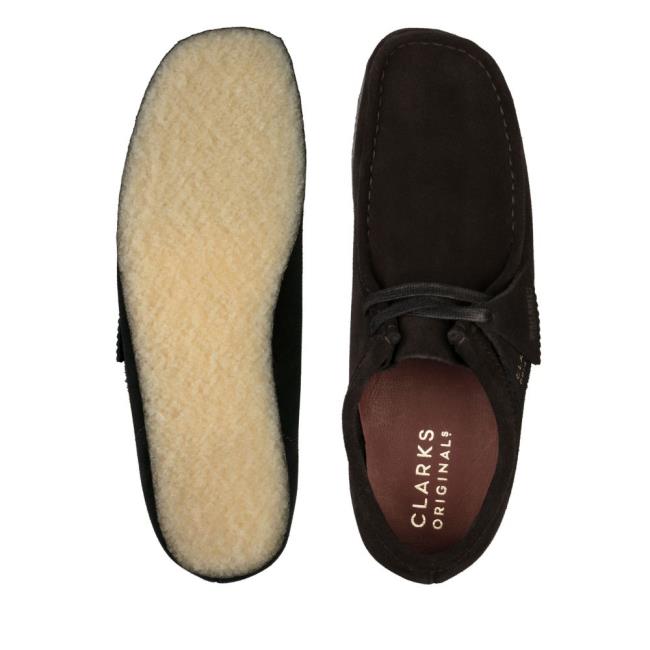 Sapatos Pretos Clarks Wallabee Masculino Pretas | CLK459YDI