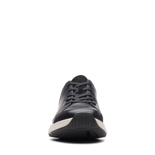 Sapatos Pretos Clarks Wave2.0 Way Masculino Pretas | CLK813IEB