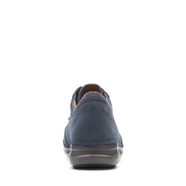 Sapatos Rasos Clarks Appley Tie Feminino Azul Marinho | CLK831RQM