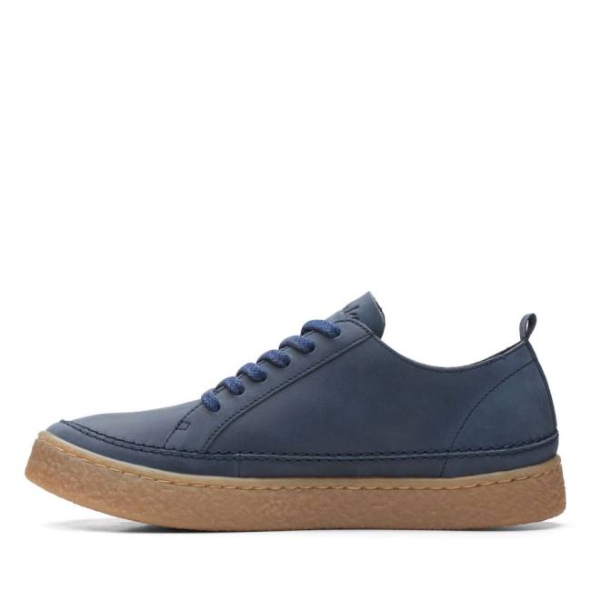 Sapatos Rasos Clarks Barleigh Renda Feminino Azul Marinho | CLK561OPJ