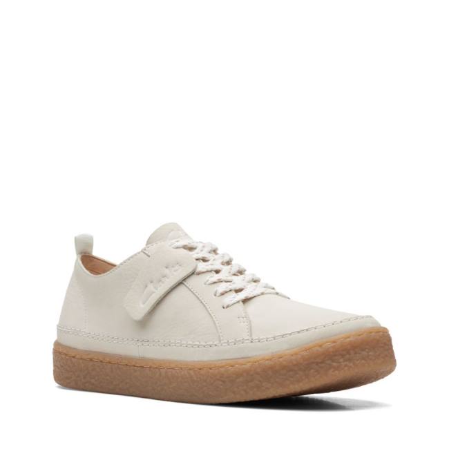 Sapatos Rasos Clarks Barleigh Renda Feminino Branco | CLK594LFR