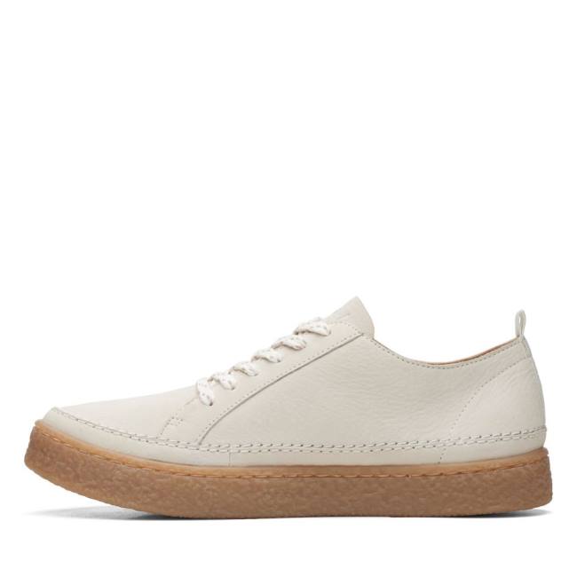 Sapatos Rasos Clarks Barleigh Renda Feminino Branco | CLK594LFR