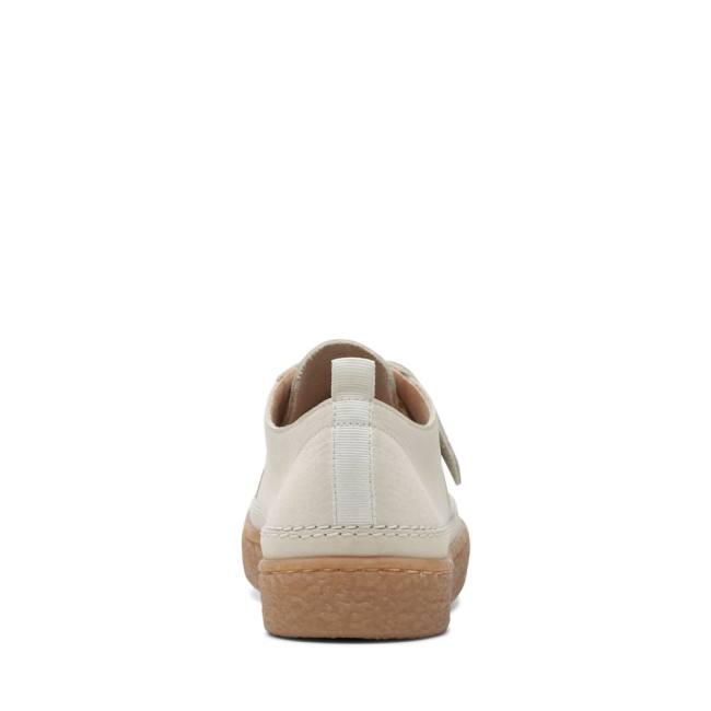 Sapatos Rasos Clarks Barleigh Renda Feminino Branco | CLK594LFR