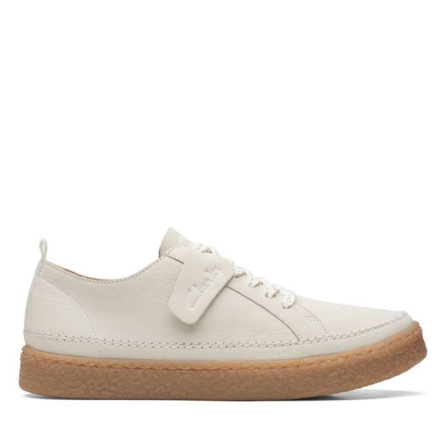 Sapatos Rasos Clarks Barleigh Renda Feminino Branco | CLK594LFR