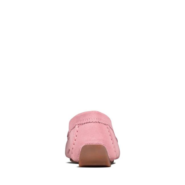 Sapatos Rasos Clarks C Mocc Feminino Rosa | CLK803OQC